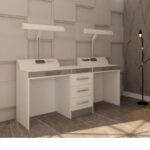 میز کار لابراتوار MDF دو نفره