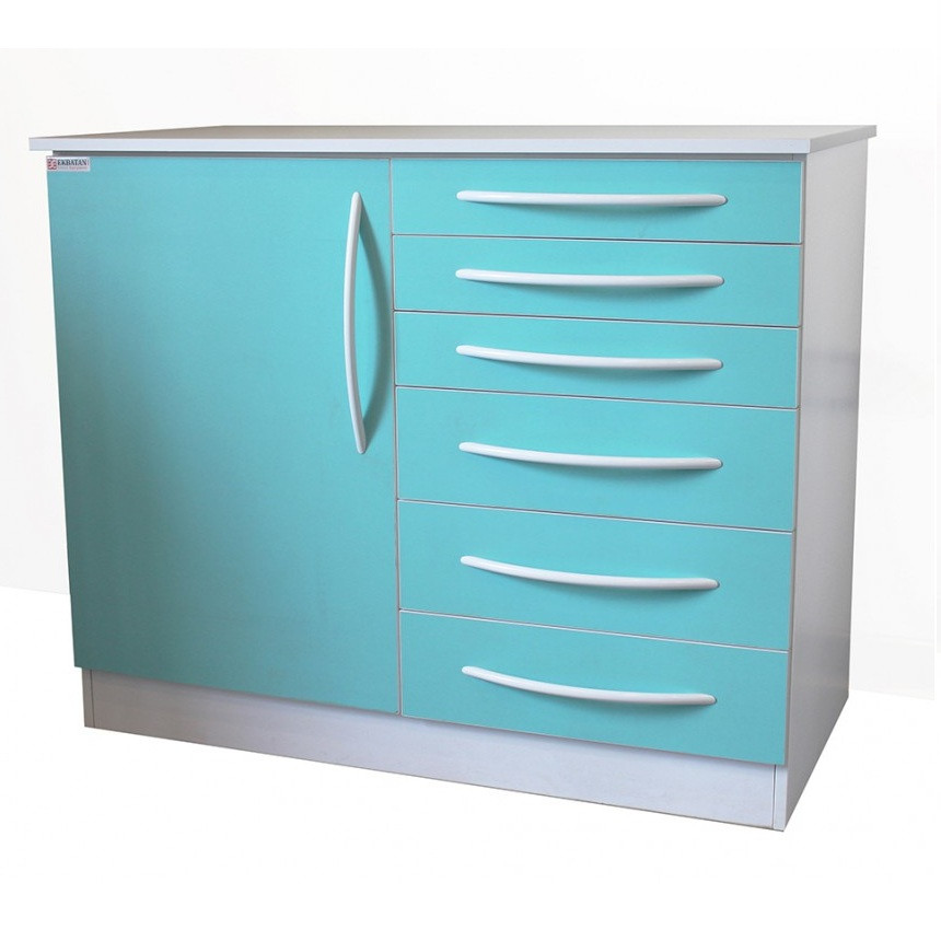 کابینت دندانپزشکی زمینی مدل اکونومی (1 متری)